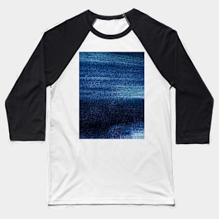 Black White And Blue Elegant Pattern Baseball T-Shirt